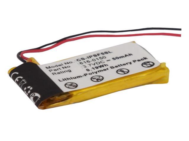 50mAh 616-0150 Battery for Apple iPOD Shuffle 5th Generation