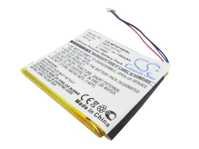 730mAh 805193192 Battery for SanDisk Sansa SMDX10R-8192K-P70, Sansa View, Sansa View 16GB, Sansa View 32GB, Sansa View 8GB