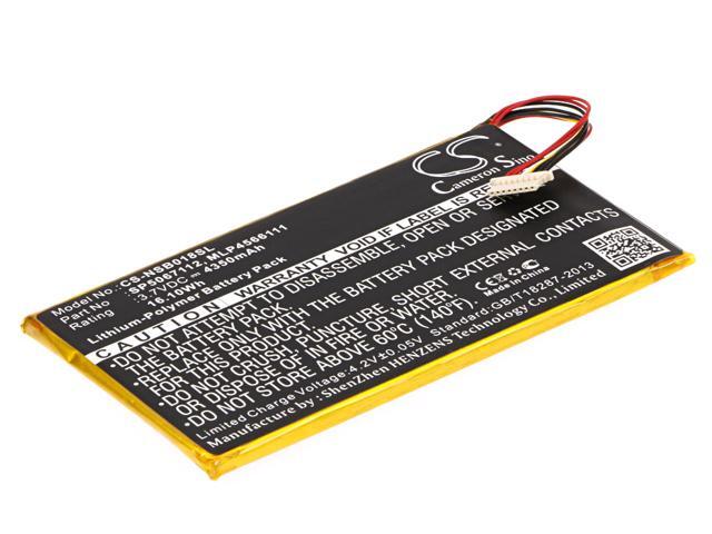4350mAh MLP4566111, SP5067112 Battery for Nabi DreamTab HD8, DMTAB IN08A