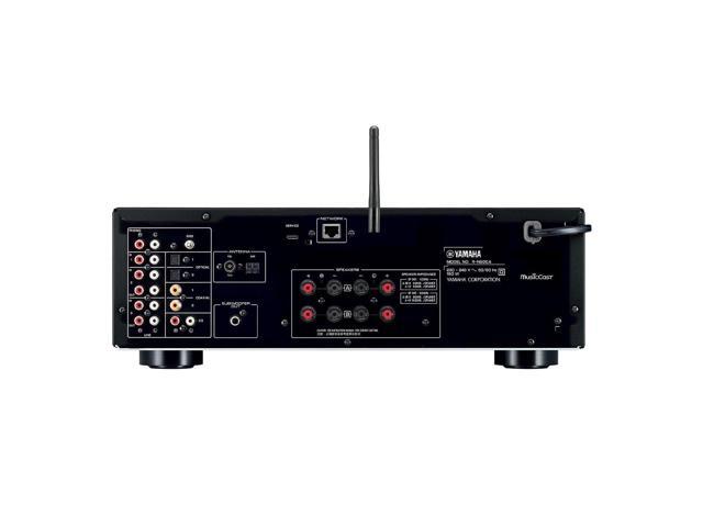 YAMAHA R-N600A Stereo Network receiver with Wi-Fi, Bluetooth, and Apple AirPlay 2 -Silver