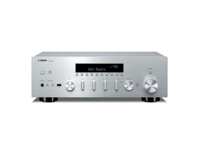 YAMAHA R-N600A Stereo Network receiver with Wi-Fi, Bluetooth, and Apple AirPlay 2 -Silver