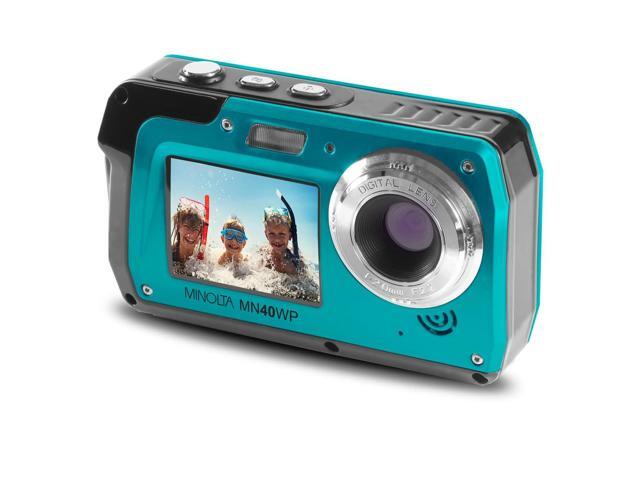 Minolta - MN40WP 48.0 Megapixel Waterproof Digital Camera - Blue - image 12