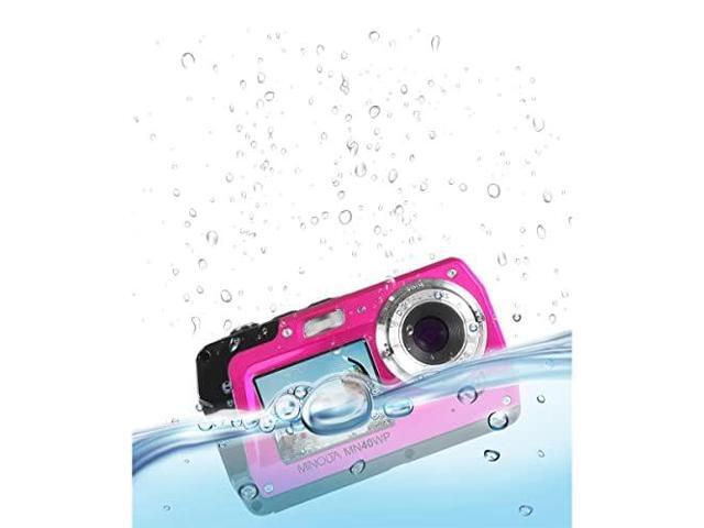 Minolta - MN40WP 48.0 Megapixel Waterproof Digital Camera - Pink - image 10