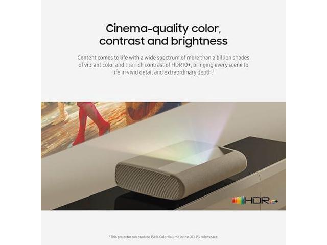 Samsung - 130” Class LPU9D The Premiere Triple Laser Projector 4K UHD Smart TV - Warm White - image 5