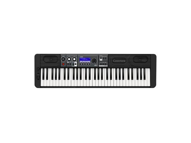 Casio Casiotone CT-S500, Touch Sensitive 61-Key Portable Keyboard w/ 800 Tones, DSP Effects, 200 Rhythms, 5-Track Recorder, USB, Stereo Speakers,...
