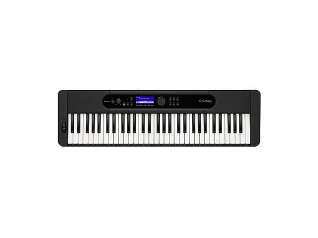 Casio Casiotone CT-S400 Touch Sensitive 61-Key Portable Keyboard with 600 Tones, 200 Rhythms, LCD Display, 5-Track Recorder, USB, Stereo Speakers,...