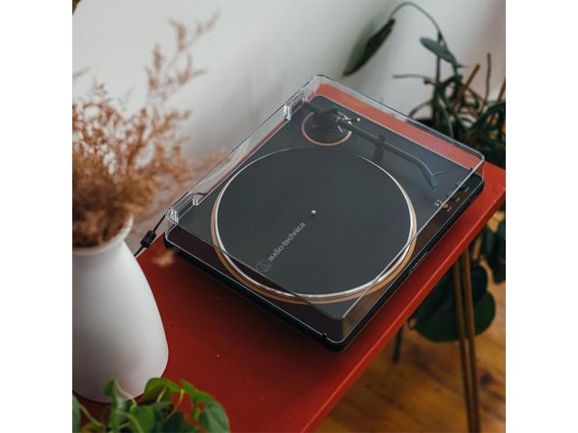 Audio-Technica - AT-LP70X-BZ Fully Automatic Belt-Drive Turntable - Black/bronze - image 9