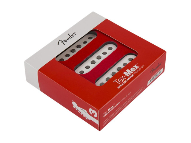 Tex Mex Strat Pickup Set, Single Coil, Alnico 5 Magnets, Reverse Wound, Enhanced Output Warm Tone, 3 Piece