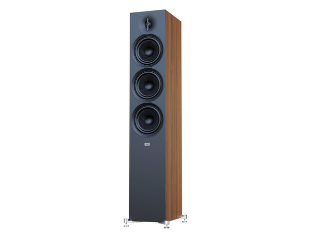 ELAC Debut 3.0 DF63-WN Floorstanding Speaker, Walnut (Each) - 1 Aluminum Dome Tweeter, 6.5 Aramid Fiber Midrange & Dual 6.5 Aramid Fiber Woofers -...