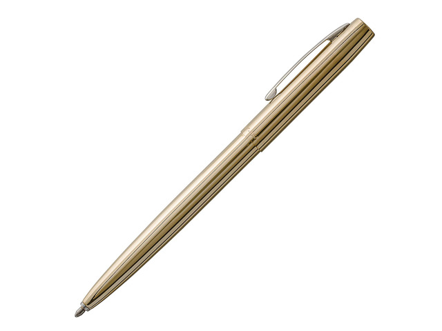 Space Pen Brass Alloy Cap-O-Matic Pen, Black Ink, Gift Box Pressurized Ballpoint Pen, Writes Upside Down & in Extreme Temperatures, Medium Point,...