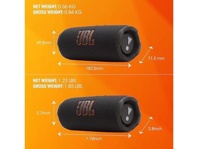 JBL - Flip 7 - Portable waterproof and drop-proof speaker - 2025 - Black - image 12