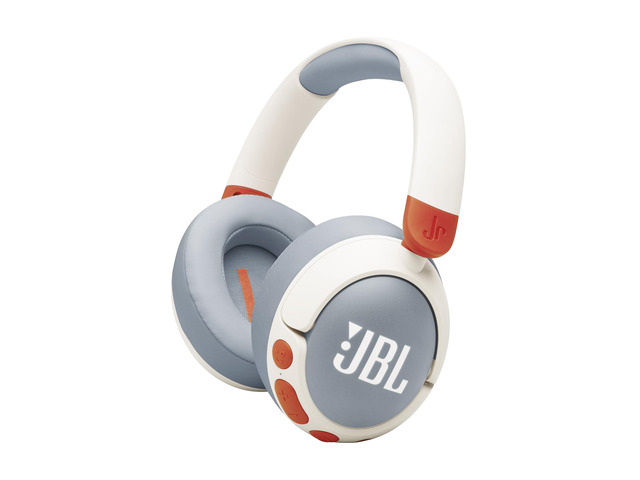 Junior 470NC - Cancelling Kids Headphones - White Safe Sound 85dB, Parental Control with Customizable Volume Playtime, Easy monitoring, Active...