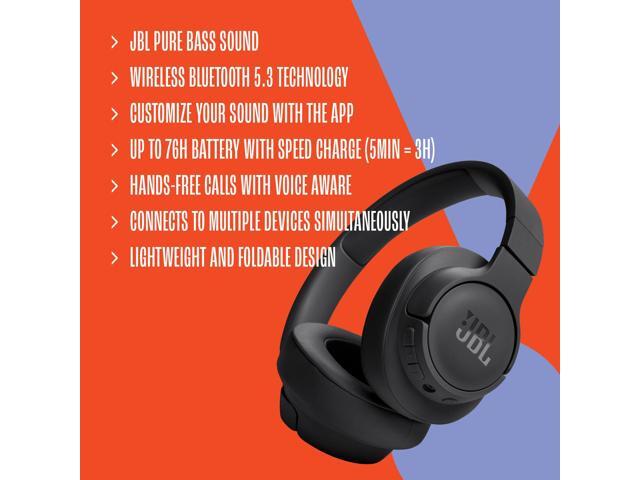 JBL - Tune 720BT Over-Ear Bluetooth Headphones - 2024 - Black - image 12