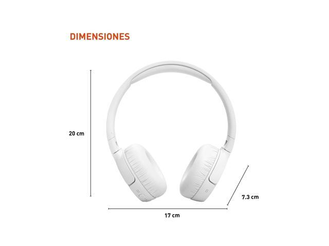 JBL - Tune 670NC Adaptive Noise Cancelling Wireless On-Ear Headphone -2024 - White - image 10