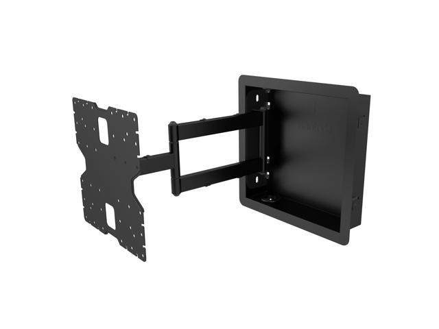 Kanto R400 Recessed in-Wall Full Motion Articulating TV Mount for 35 - 65 TVs | 300x300 VESA No Gap Flush Install | 0.3 Profile 400x400 VESA | Swivel and Tilt Capable | Cable Management Clips - image 9