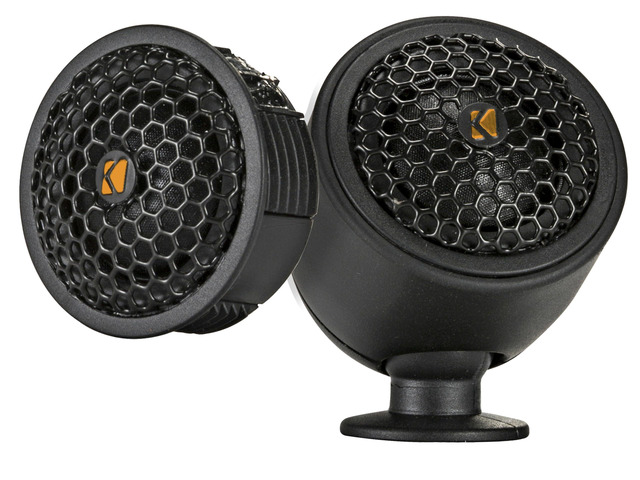 51KST2504 - KST250 1-Inch tweeters w/x-Overs and Swivel mounts, 4ohm, Pair Crisp 1 Inch High-Frequency Audio Upgrade for Door and Dash Speakers,...