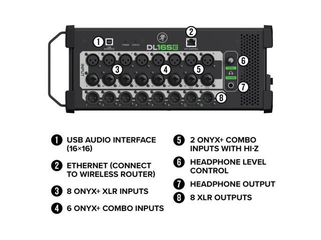 Mackie DL16SE 16-channel Rackmount Digital Mixer