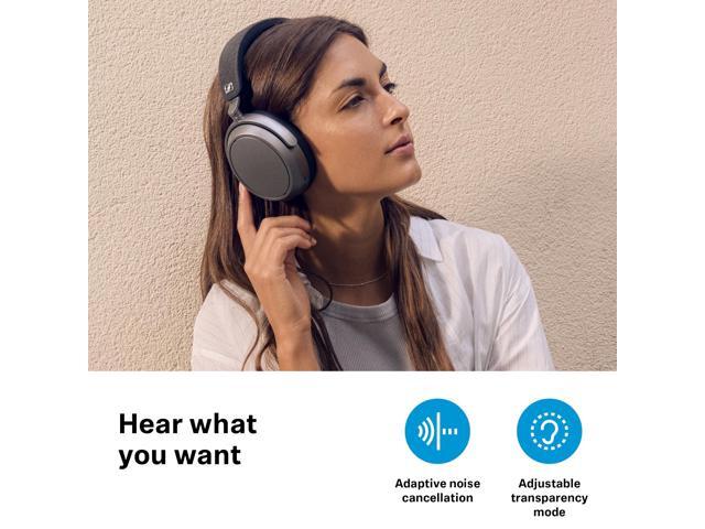 Sennheiser - MOMENTUM 4 Wireless Adaptive Noise-Canceling Over-The-Ear Headphones - Graphite - image 8
