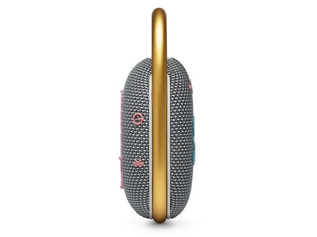 JBL Clip 4: Portable Speaker with Bluetooth, Built-in Battery, Waterproof and Dustproof Feature - Grey (JBLCLIP4GRYAM)