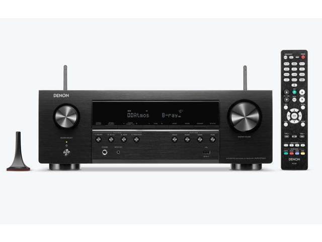 Recertified - Denon AVR-S760H 7.2-Channel Home Theater AV Receiver 8K Video Ultra HD 4K/120 Wi-Fi, HEOS, Bluetooth, Apple AirPlay 2 - (Renewed)