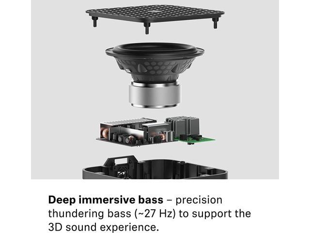 Sennheiser - AMBEO Sub 8” Subwoofer with 350W Class D Amplifier and immersive 3D Surround Sound - Black - image 4