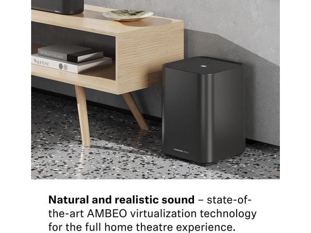 Sennheiser - AMBEO Sub 8” Subwoofer with 350W Class D Amplifier and immersive 3D Surround Sound - Black - image 3