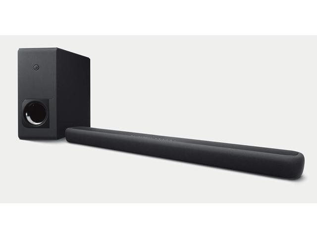 Open Box - Yamaha YAS-209BL 2.1 Channel Soundbar System with Wireless Subwoofer and Alexa Built-in (Black)