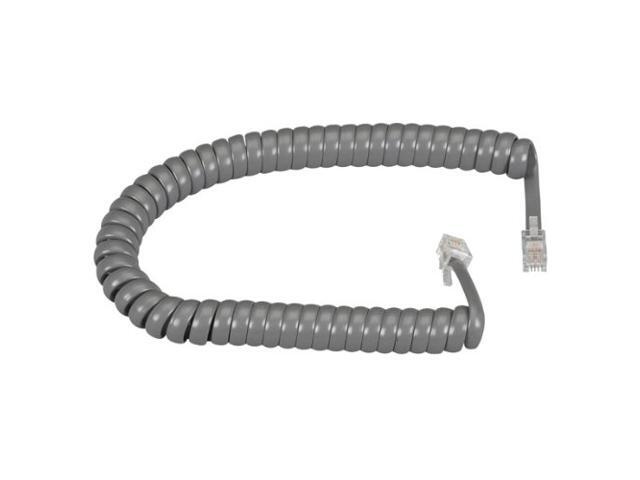 CONECT IT, 20-525GR, 25', GRAY, COILED MODULAR HANDSET CORD