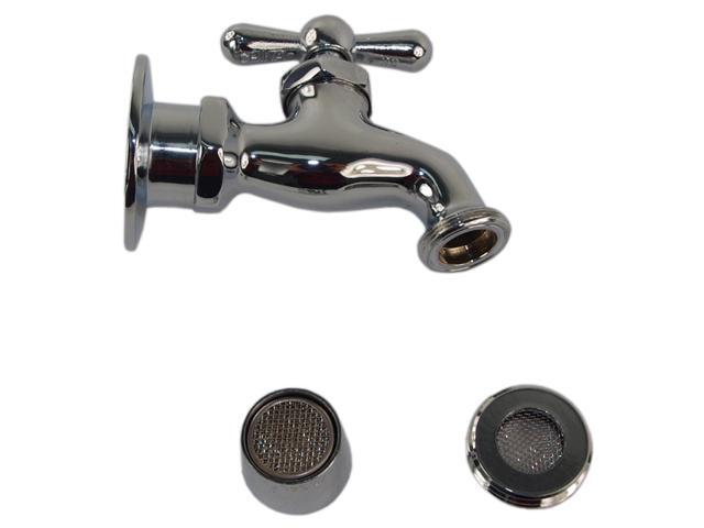 Aqua Plumb 4510355 Brilliant Chrome Sink Bibb Faucet