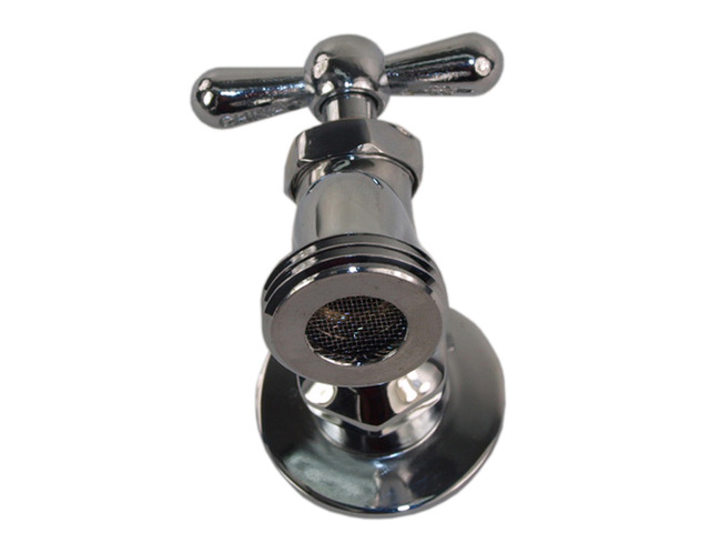 Aqua Plumb 4510355 Brilliant Chrome Sink Bibb Faucet