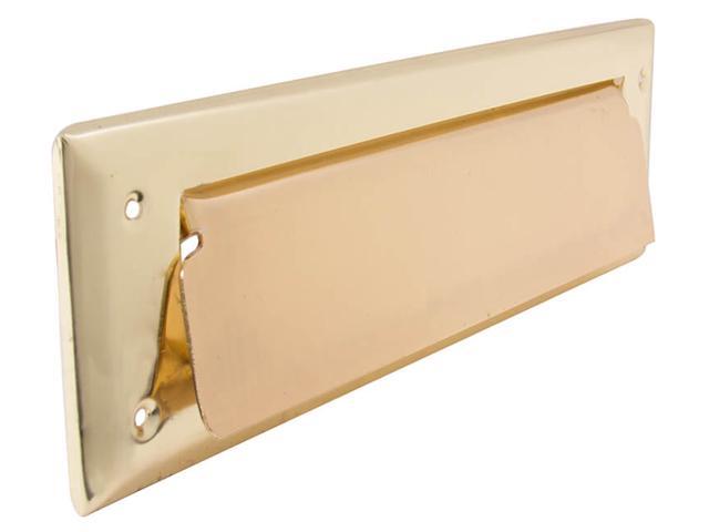 Tuff Stuff 103 Polished Brass US3 10' X 3' Mail box Letter Slot In Door or Wall