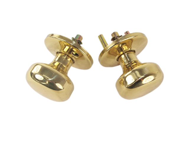 Progressive, K6220/3, Solid Brass Knob / Rose Assembly Kit Thru Bolted, Replacement K9220 For Marks Mortise 22AC Knobs, Iron Gate Door Lock