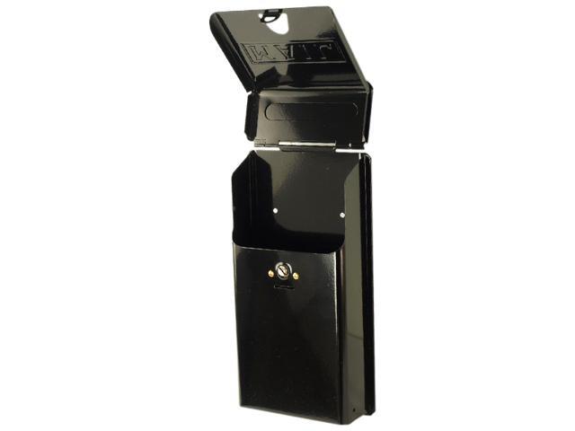 Tuff Stuff, 2015, Black Enamel Metal Vertical Mailbox, With Security Keylock Key Lock