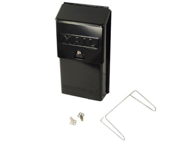 Tuff Stuff, 2015, Black Enamel Metal Vertical Mailbox, With Security Keylock Key Lock