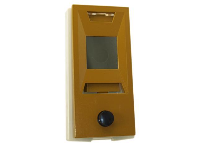 AF Florence - Auth Chimes, 689106, Gold Lacquer, Door Viewer And Non Electric Chime Combination, Chime Door Viewer