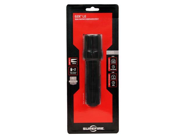 SureFire G2X Heavy-Duty Compact Dual-Output High-Intensity LED Flashlight, Black