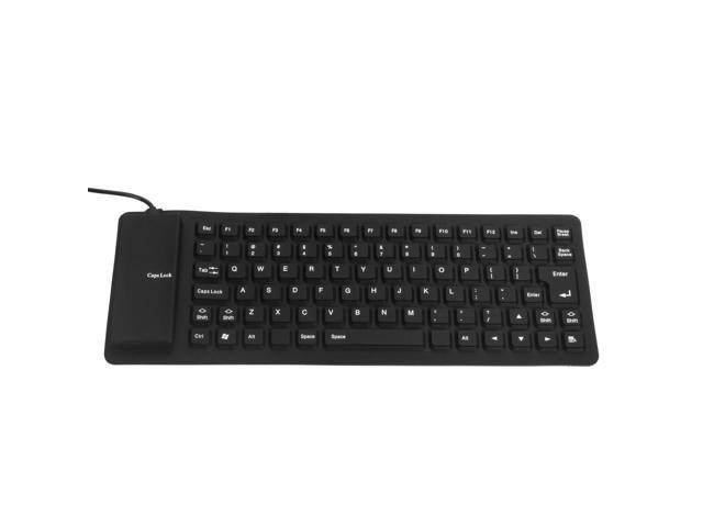 New USB 2.0 Silicone Roll Up Foldable PC Computer Keyboard