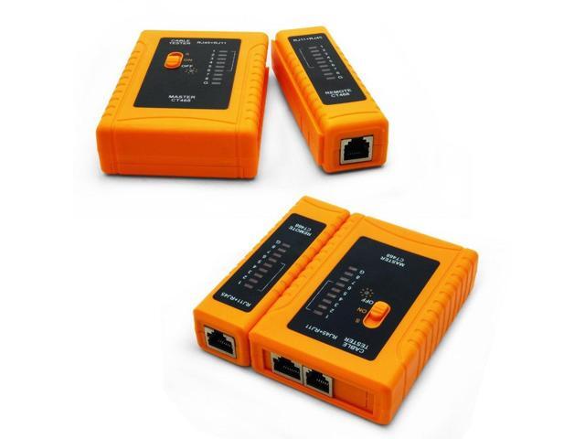 iMBAPrice (Pack of 2) RJ45/RJ11/RJ12/CAT5/CAT6/ UTP Network LAN Cable Tester Test Tool