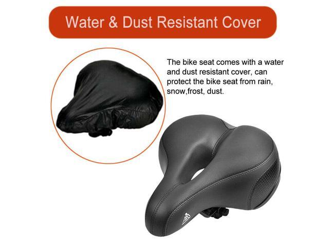 IC ICLOVER Comfort Wide Big Bum Soft Gel Cruiser Bike Saddle Bicycle Seat Air Cushion Pad