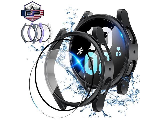 For Samsung Galaxy Watch 5 4 40mm 44mm Snap On Full Case Cover Screen Protector