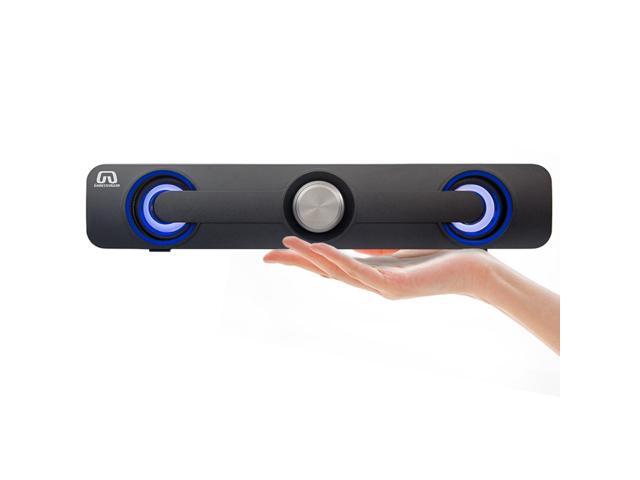 GamesterGear SY-SPK20234 2.0 Sound Bar Speaker - 5 W RMS - Under Monitor - Desktop - 100 Hz to 20 kHz - USB - image 5