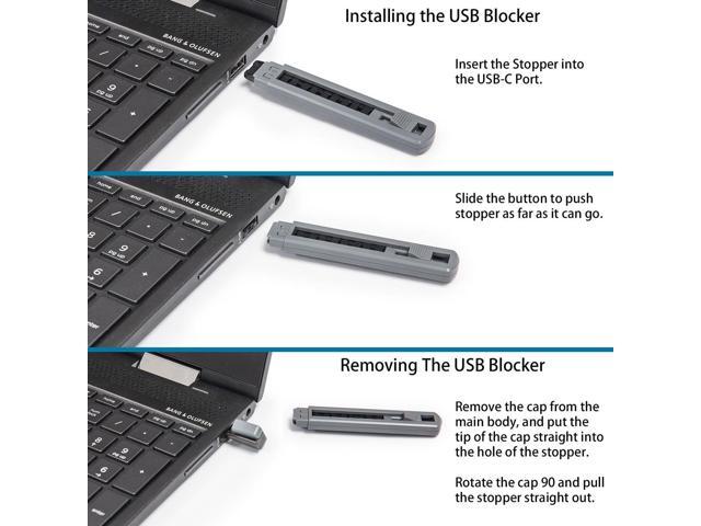 SYBA SYACC20238 USB-A Port Blocker with 1 Key and 6 Locks - image 2