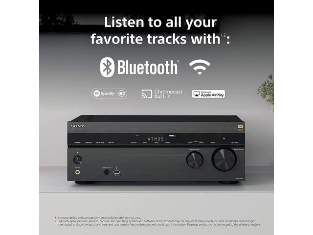 Sony - STR-AN1000 7.2 Channel Dolby Atmos & Dolby Vision 8K HDR Network A/V Receiver - Black - image 5