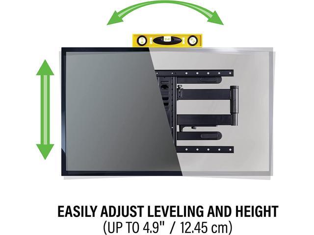 Sanus - Premium Outdoor Full-Motion Mount for TVs 40"-85" - Black - image 6