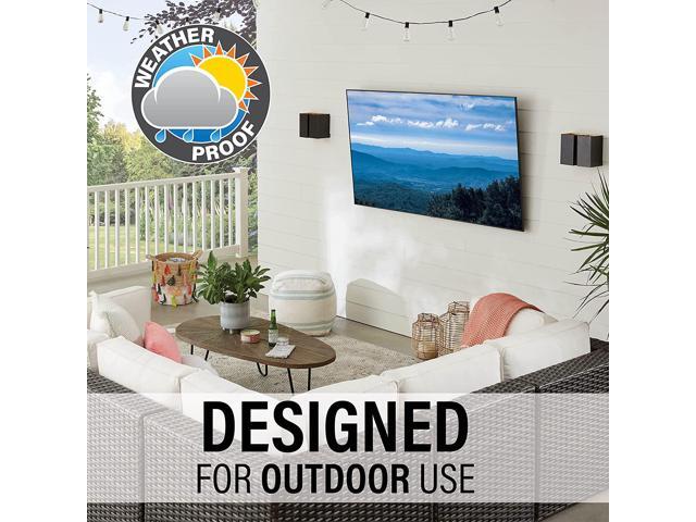 Sanus - Premium Outdoor Tilt Mount for TVs 37"-95" - Black - image 3