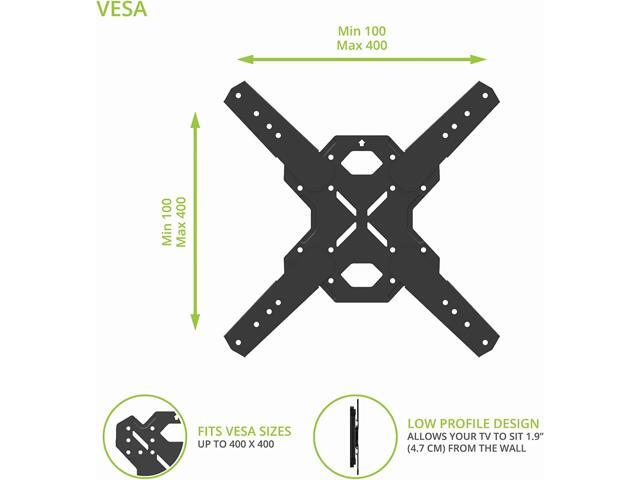 Kanto PS400SG Full Motion Outdoor TV Mount for 30'-70' TVs - Black (2023)