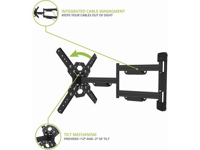 Kanto PS400SG Full Motion Outdoor TV Mount for 30'-70' TVs - Black (2023)