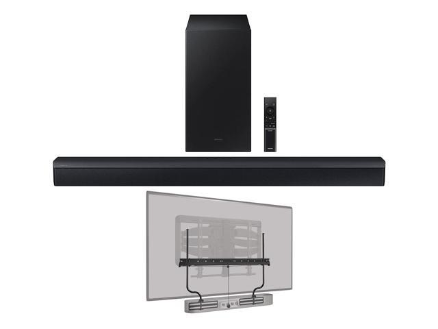 Samsung HW-C450 2.1ch Soundbar and Subwoofer with DTS Virtual:X with a Sanus SASB1-B1 Soundbar Mount Holds up to 20LBS (2023)