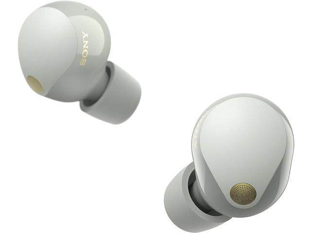 Sony WF-1000XM5-SILVER Wireless Noise Canceling High-Res Earbuds with an Additional 2 Year Coverage by Epic Protect (2023)