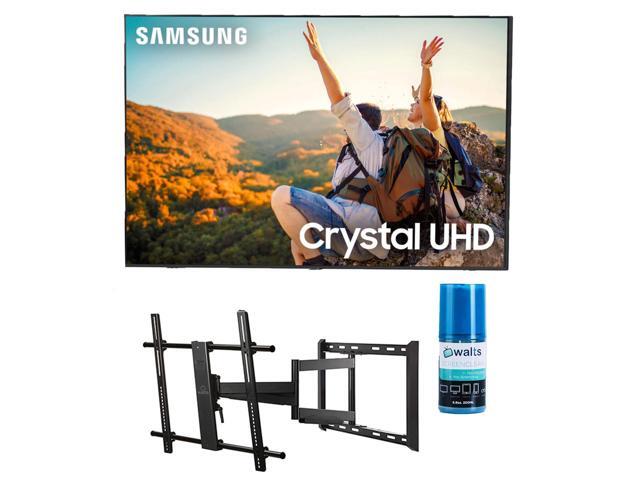 Samsung UN55CU8000DXZA 55 Inch 4K HDR Crystal UHD Smart TV with a Walts TV Large/Extra Large Full Motion Mount for 43-90 Inch Compatible TV's and a...